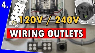 Wiring 120V and 240V Outlets [upl. by Sokram]