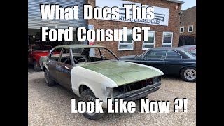 RARE Ford Consul GT MK1 Granada  The Sweeney Full Body Repaint with Novol For Classic Car [upl. by Francis]