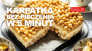 KARPATKA BEZ PIECZENIA W 5 MINUT  SUPER PRZEPIS NA CIASTO [upl. by Gawen368]