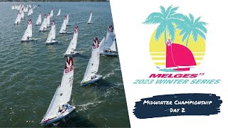 2023 Melges 15 Midwinters  Day Two Highlights [upl. by Atener]