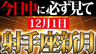 【効果は48時間以内】冬至前、最後の新月は奇跡の金運新月がやって来ます！一歩踏み出す勇気と好奇心で二極化の波を超えるパワーが湧いてくる！【12月1日 射手座新月】 [upl. by Fredi941]