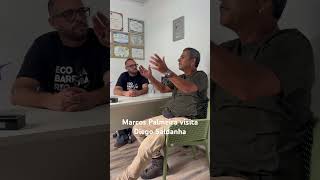 Marcos Palmeira visita Diego Saldanha [upl. by Noxas]