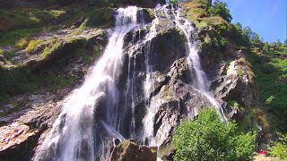 Powerscourt Waterfall in County Wicklow Ireland [upl. by Othe]