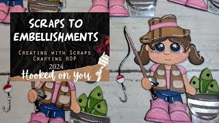 Fishing GirlScraps to Embellishments Giveaway Hooked on You [upl. by Tennies]