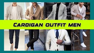 Cardigan Outfit for Men  Cardigan Types Men  Complete Guide cardigan cardigandesign [upl. by Basilio]