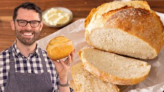 Easy Artisan Bread Recipe  No Kneading [upl. by Aeila]