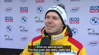 Interview winner skeleton worldcup 4 winterberg 2223 [upl. by Marcelo734]