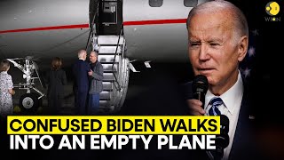 Did US President Joe Biden walk into an empty plane  WION Originals [upl. by Papotto]