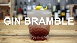 Gin Bramble Gin Cocktail Recipe [upl. by Sotos]