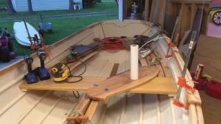 2017 Penobscot 14 quotSt Jacquesquot Quarter Knees and Oarlock Pads 08 May 17 [upl. by Tanner]