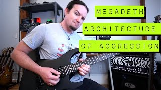 Megadeth Architecture of Aggression solo cover  Uncle Ben Eller [upl. by Anahpets596]