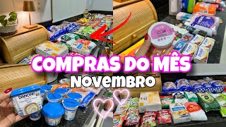 COMPRAS DO MÊS DE NOVEMBRO NO ASSAÍ ATACADISTA 💕MOSTREI TUDO EM DETALHES 💕FICOU CARO Glaucia Moura [upl. by Idahs]