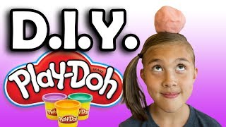 DIY PLAY DOH Cooking with Jillian [upl. by Meikah]