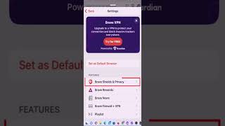 How to Turn On or Off PopUps on the Brave Browser Using an iOS Device smartphone tutorial tech [upl. by Adnalram]