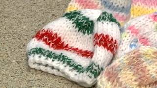 Grandmother knits donates 6000 baby hats [upl. by Aylatan847]