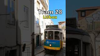 Riding LISBONs epic TRAM 28 😁 [upl. by Ettenahs]