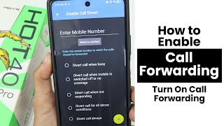 Enable Call Forwarding In Redmi Infinix Hot 40 Pro  Turn On Call Forwarding [upl. by Aniehs]