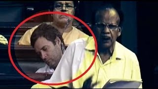 Congress Vice President Rahul Gandhi Dozes Off in Parliament [upl. by Priscilla]