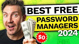 The Best FREE Password Manager 2024 💸 TOP 4 TOTALLY Free Providers Reviewed [upl. by Afinom]