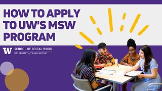 How to Apply to UWs MSW Program [upl. by Adnylam]