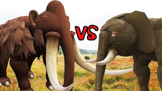 Mammoth vs Elephant  SPORE [upl. by Ecinrev]