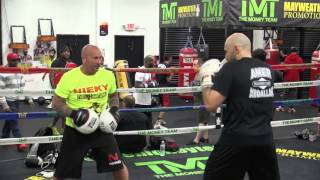 Amer Abdallah padwork with Dutch trainer Sjef Weber [upl. by Doretta]