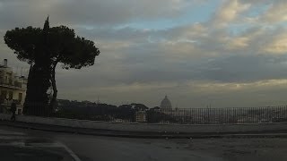 GoPro Hero3  Effetto ottico e alba del cupolone di San Pietro [upl. by Maudie]