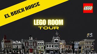 Brick House Lego Room Tour [upl. by Eslud]