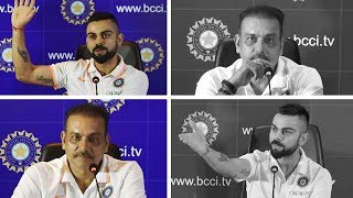 Kohli and Shastri  Before and after series defeats  Press Conference Compilation [upl. by Vergne200]