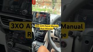 XUV 3XO AX5 Petrol Manual Mileage Test car shorts [upl. by Ottie292]