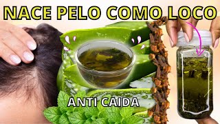 MEZCLA ESTOS INGREDIENTES NATURALES Y TU CABELLO NO PARARÁ DE CRECER 😱 GOTERO POTENTE😍 [upl. by Dwaine]