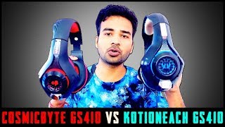 Cosmic byte GS410 vs Kotion Each GS410  Best headphone under 1000 in India  Hindi Review [upl. by Novrej]