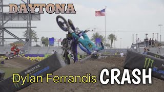 Dylan Ferrandis Returns Big Crash at Daytona [upl. by Ressay]