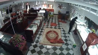 Watch Major jewelry heist ATM thefts caught on camera [upl. by Seavey389]