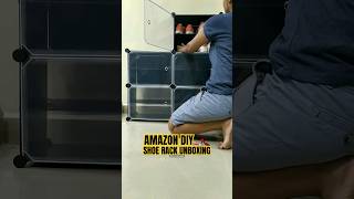 DIY SHOE RACK Under ₹2500  Amazon Unboxing  ऍमेझॉन शु रॅक  misnehalata amazonfinds [upl. by Irtemed]