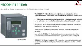 MiCOM P111 Enh Three Phase Earth Fault Over Current Relay Parameters Setting [upl. by Kavita]