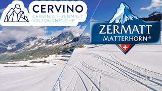 Summer skiing  July conditions in Zermatt and Cervinia [upl. by Arutnev]