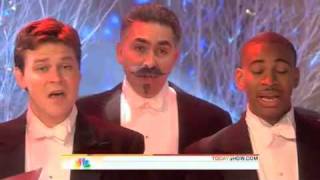 Chanticleer on The Today Show 1242009 Hark The Herald Angels Sing with Lyrics [upl. by Nereids]