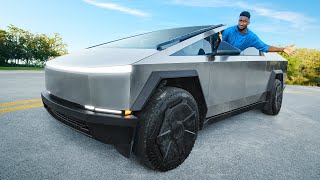 Driving Tesla Cybertruck Everything You Need to Know [upl. by Sig924]