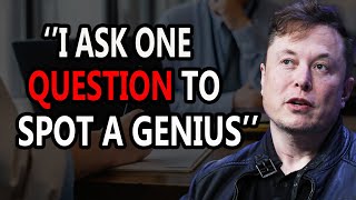 Why I Hire Only Genius People  Elon Musk [upl. by Antonina516]