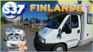 VERS ROVANIEMI FINLANDE  des rennes  Attention  campingcar vanlife scandinavia [upl. by Melise]