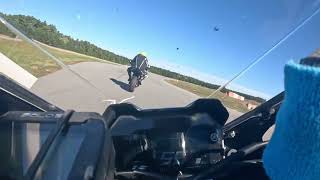 CycleSmith Track Days NCBike 101524 Me and the big guy having some fun and chill laps [upl. by Amilb733]