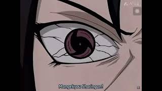 ITACHI MANGEKYO SHARINGAN SOUND EFFECT SHORTENED [upl. by Jezreel]