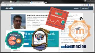 Como insertar insignias en nuestro perfil de LinkedIn [upl. by Griff]