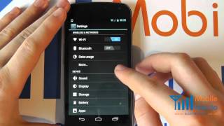 How To Set Screen TimeoutSleepBacklight Time  Samsung Galaxy Nexus [upl. by Saile]