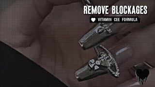 remove blockages  subliminal [upl. by Aldon]