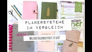 Planersysteme im Vergleich  TAG  Welcher Kalender passt zu Dir  deutsch  planenaufpapier [upl. by Lindeberg]