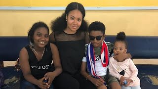 Flavour’s babymama Anna Banner spends time with his Liberian adopted son Semah and her daughter [upl. by Hedwiga]