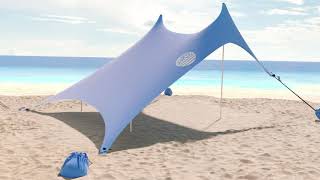 How to setup the UMARDOO beach tent [upl. by Notsirb]