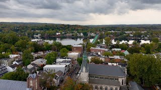 Take 5 Flying around Lambertville and New Hope [upl. by Ymmas220]